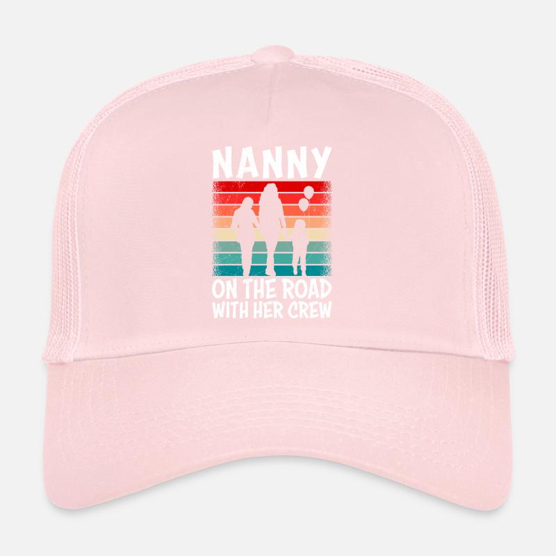Assistante maternelle sur la route avec son équipage Assistante maternelle Casquette trucker 
