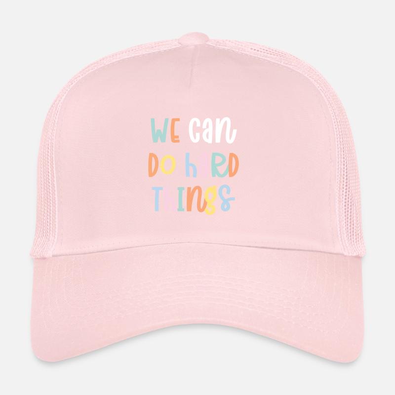 Nous pouvons faire des choses difficiles Casquette trucker 
