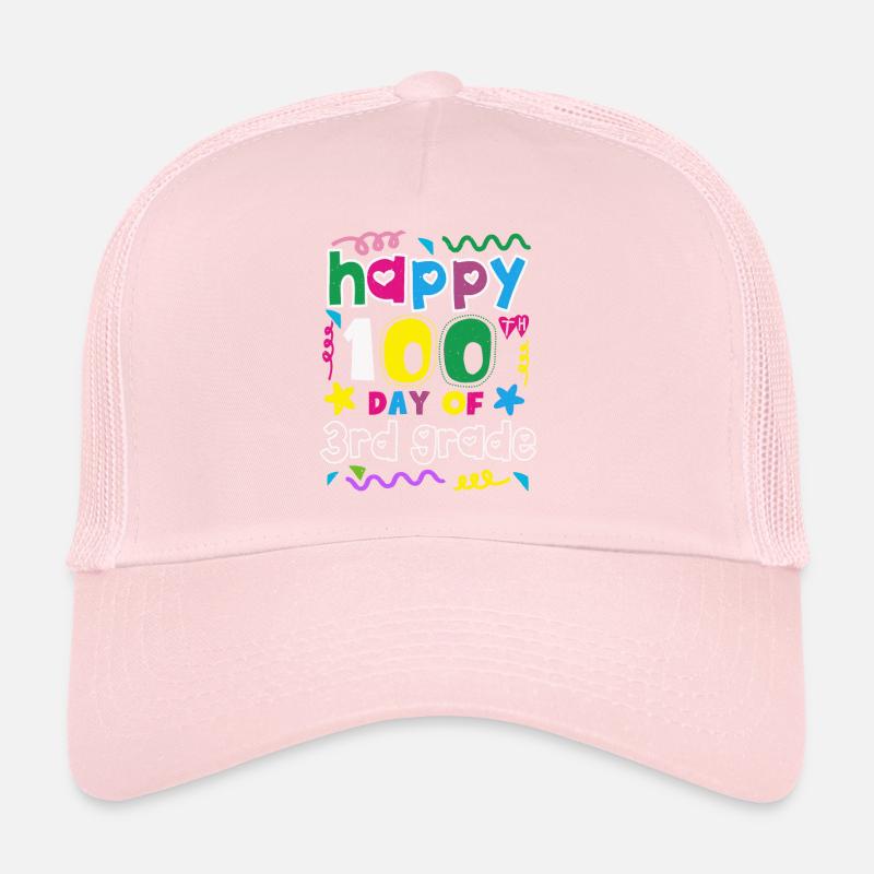 100. Tag 3. Klasse Glückliche 100 Tage Schule Trucker Cap
