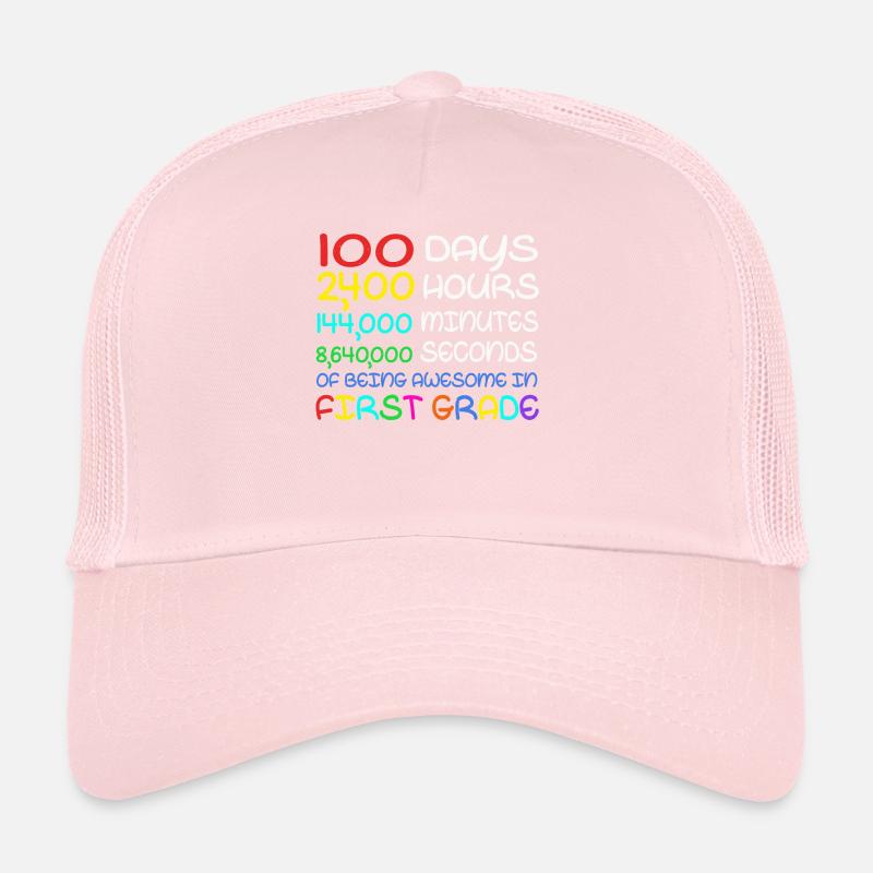100. Tag 1. Klasse Awesome 100 Tage Schule Trucker Cap