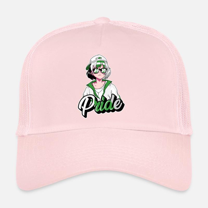 Demiromantischer Stolz Coole Anime Mädchen Demirom Trucker Cap