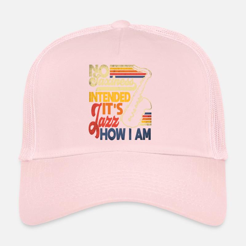 Saxophone Saxophone player Trucker Cap