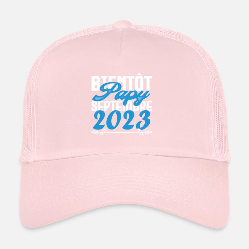 Annonce grossesse. bientôt Papy Septembre 2023. Casquette trucker 