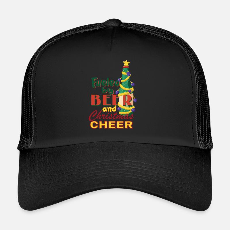 Through beer and Christmas jubilee tree gift Trucker Cap