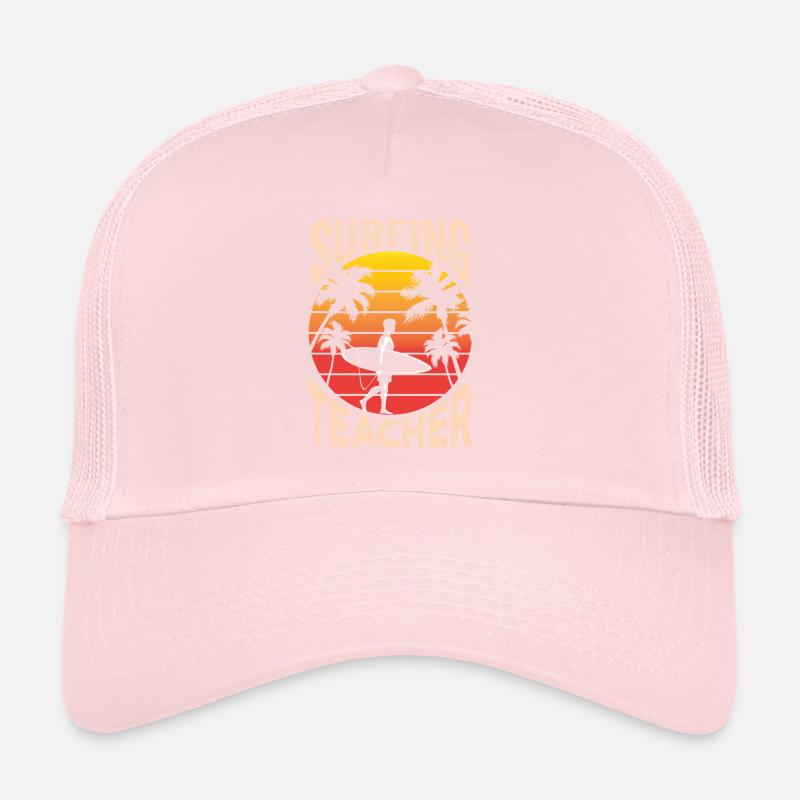 Surflehrer Surfbrett Surfing Surfen Surfer Trucker Cap