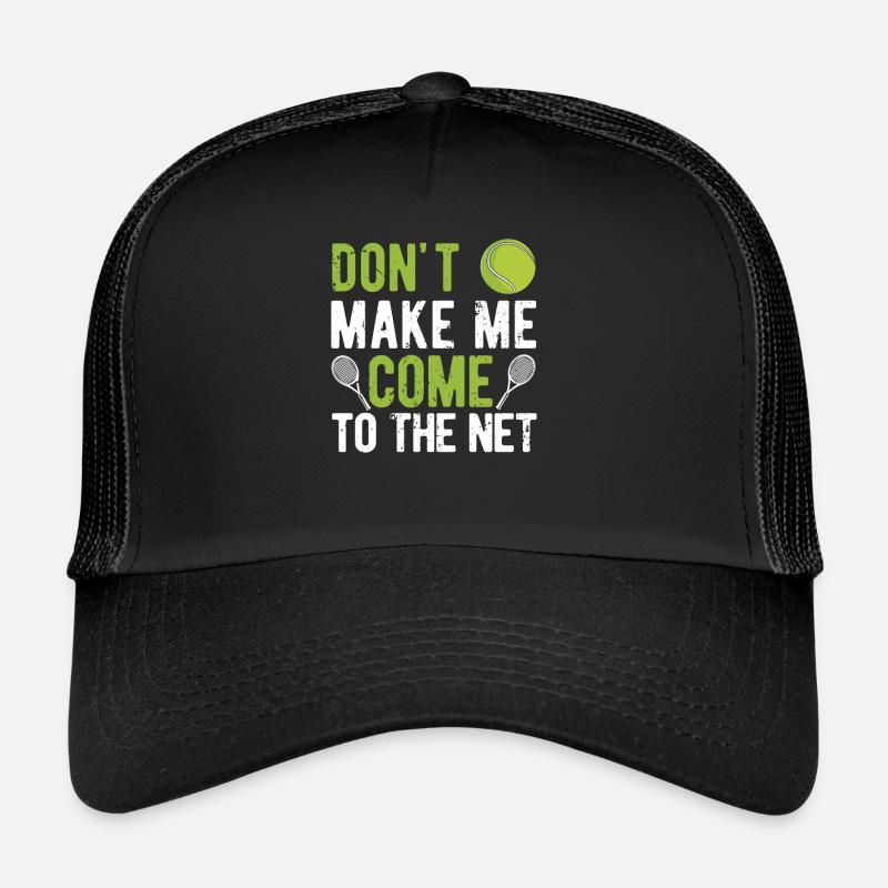 Funny Tennis Player Coach Fan Forces Me Trucker Cap