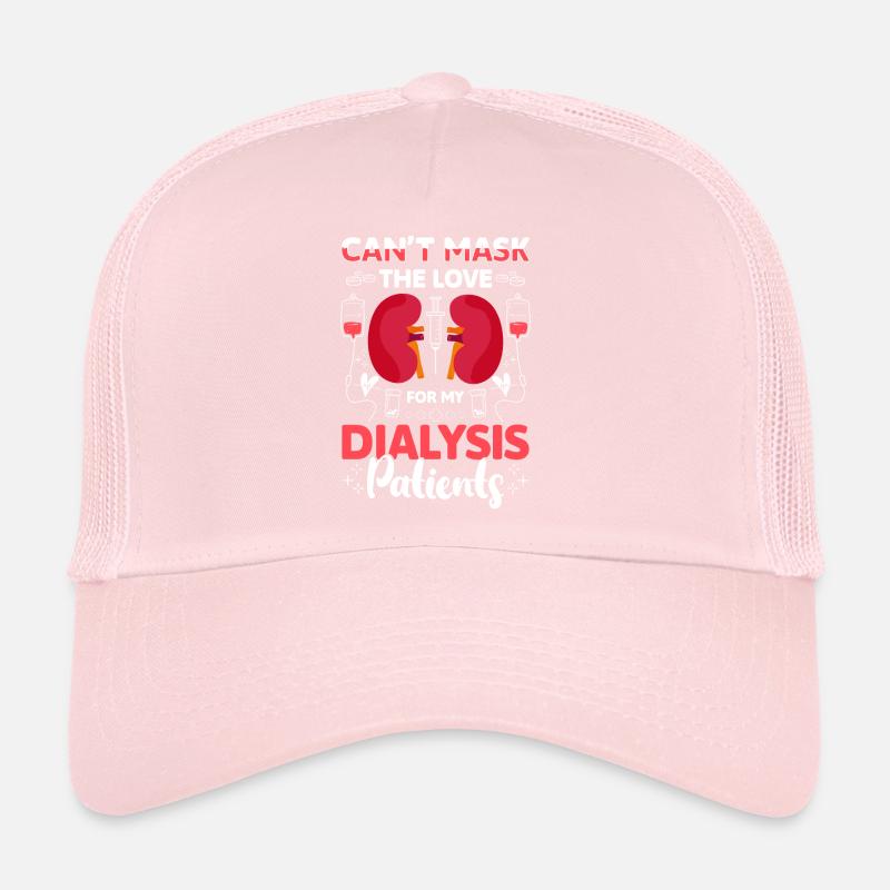 Cant Mask L’amour pour mes patients dialysés Casquette trucker 