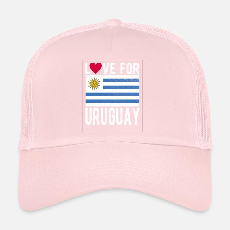Uruguay Flag Trucker Cap