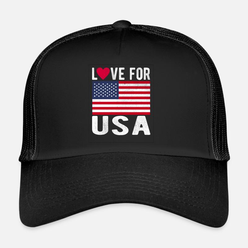 Drapeau de cerf Casquette trucker 