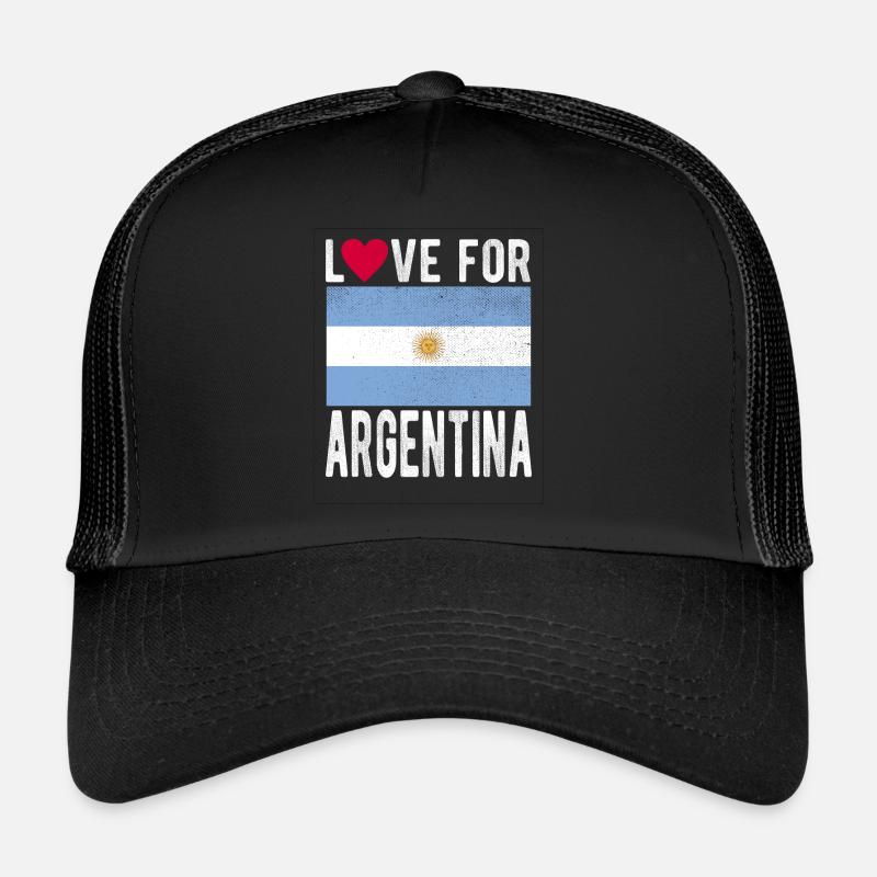 Drapeau de l’ARGENTINE Casquette trucker 