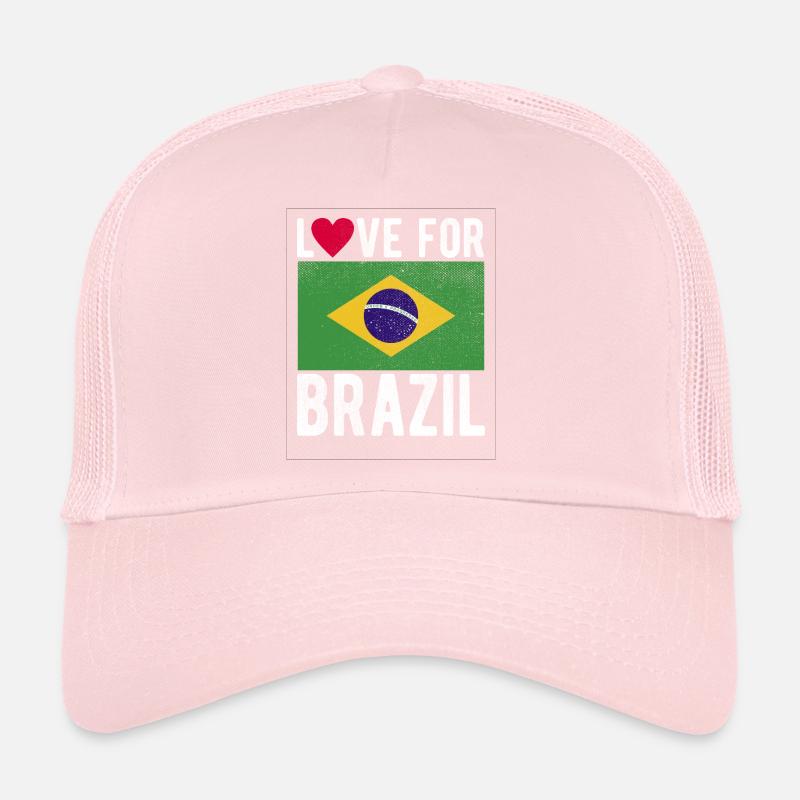 Drapeau du Brésil Casquette trucker 