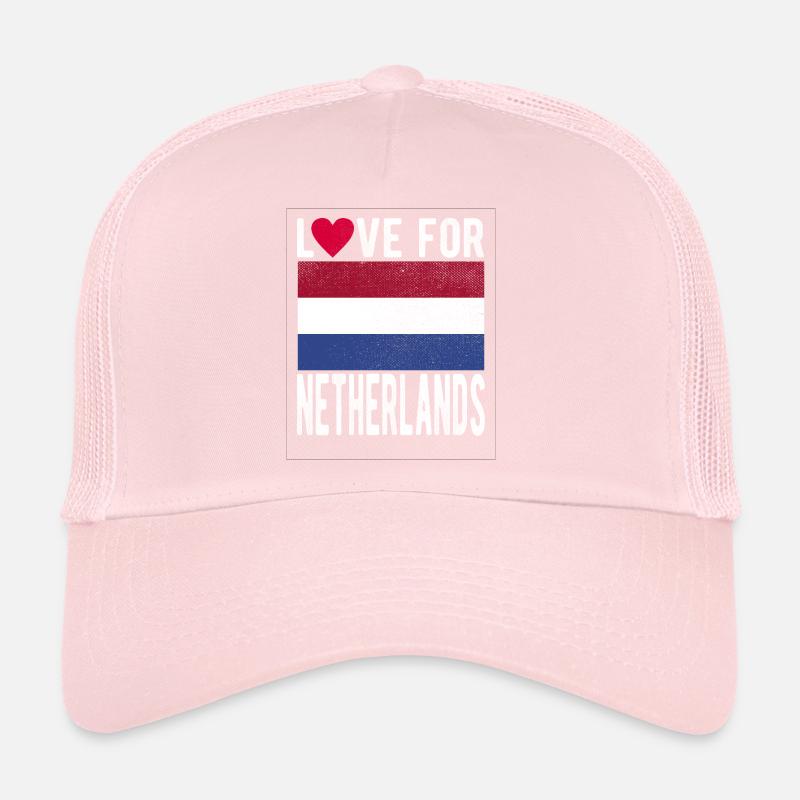 Drapeau des Pays-Bas Casquette trucker 