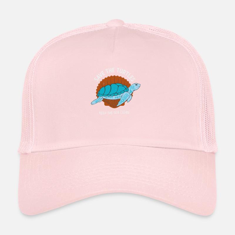 Save the turtles sea turtle ecology Trucker Cap
