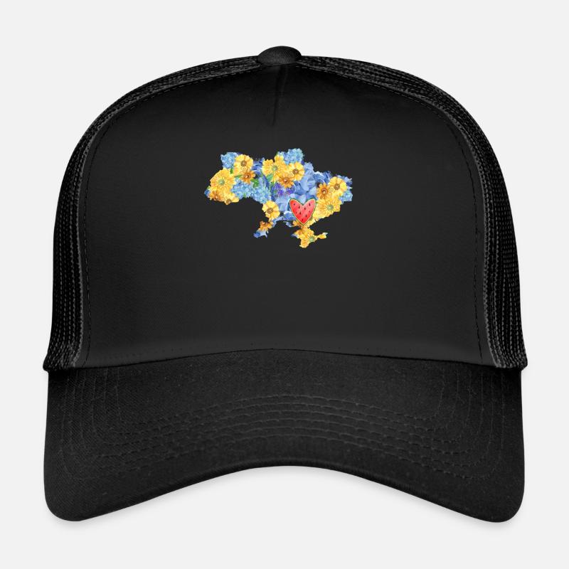 Plan de contour de la ville ukrainienne de Kherson Casquette trucker 