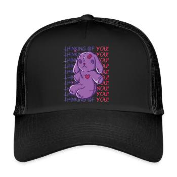 Voodoo Thinks of You Voodoo Halloween Zaub - Trucker Cap - black/black - Front
