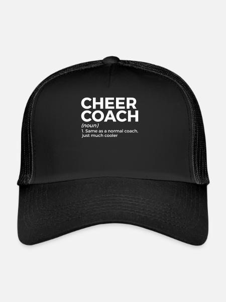 Cheerleader Cheerleading - Trucker Cap - black/black - Front