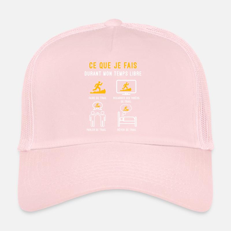 trail temps libre cadeau traileur Casquette trucker 