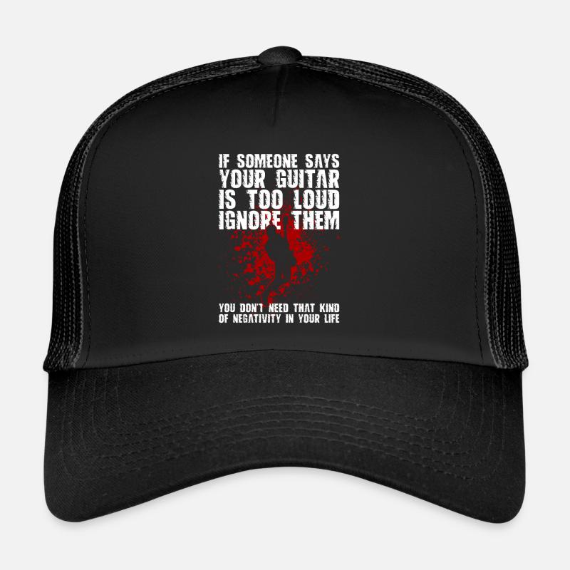 Guitariste électrique Guitariste Guitariste Rock Lustig Casquette trucker 