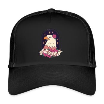 Eagle Birds Falconry Birds of Prey Falcon - Casquette trucker  - noir/noir - Devant