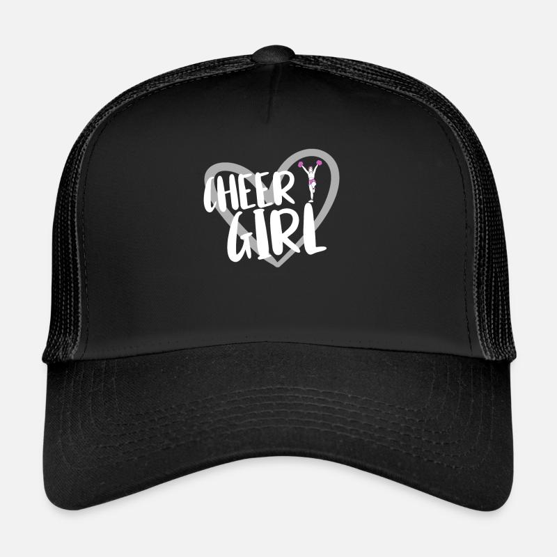 Cheerleader Cheerleading - Trucker Cap - Schwarz/Schwarz