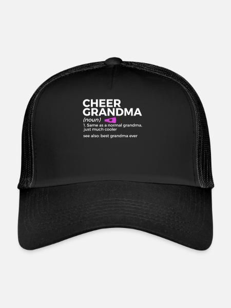 Cheerleader Cheerleading - Trucker Cap - black/black - Front