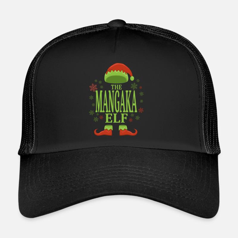 Elfe de Noël Mangaka Casquette trucker 