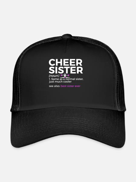 Cheerleader Cheerleading - Trucker Cap - black/black - Front
