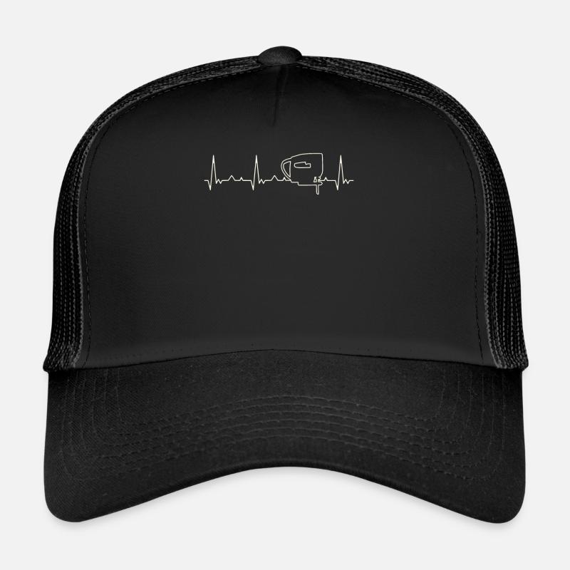 Rompecabezas. Corazón. Amor. Ekg. Legumbres. Casquette trucker 