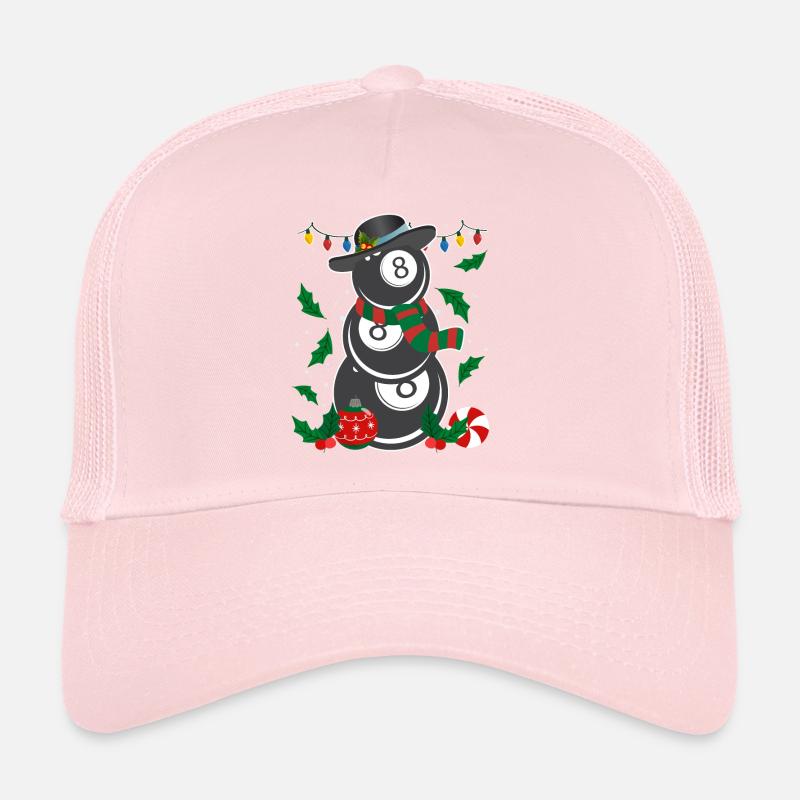 8-Ball Billiard Player Billiards Trucker Cap