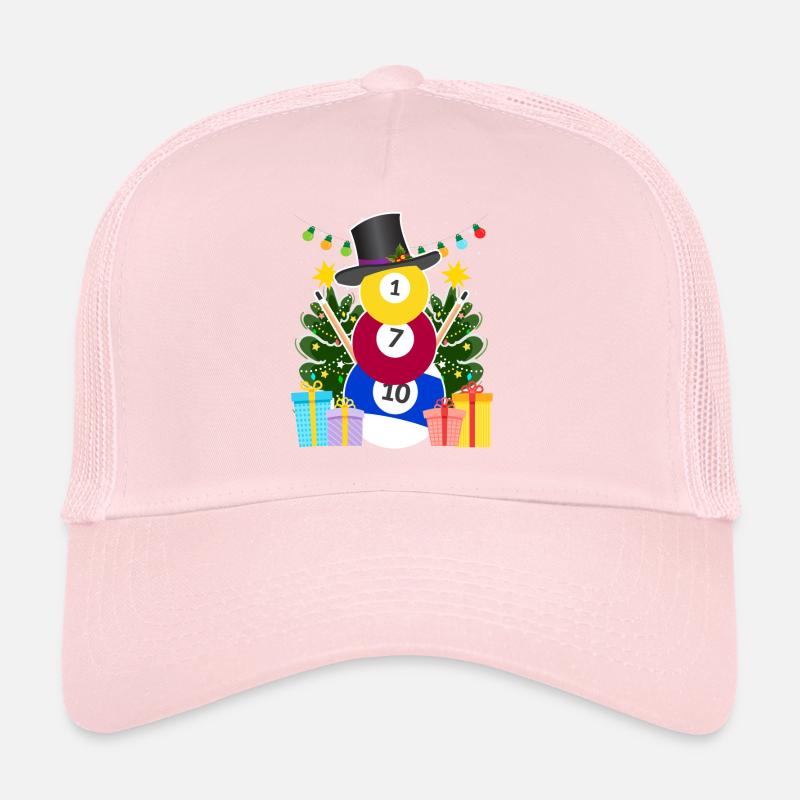 Boules de billard Billard Bonhomme de neige Billard Billard Casquette trucker 