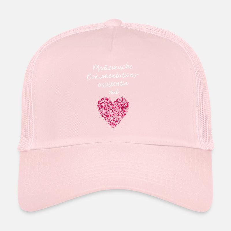 Dokumentationsassistentin mit Herz Pharmazie Trucker Cap