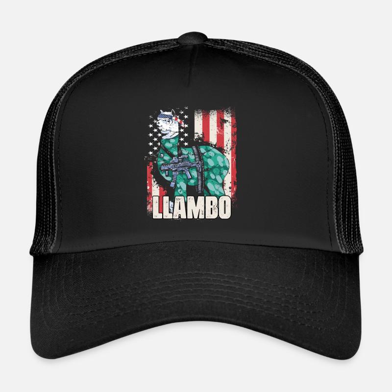 LLambo Alpaga Lama Drôle Casquette trucker 