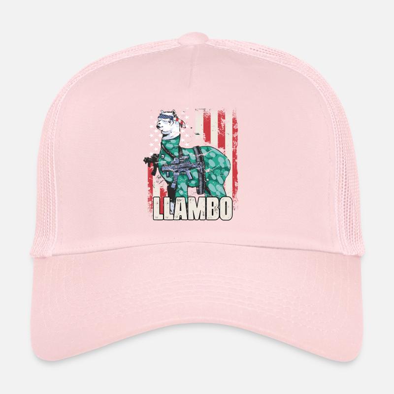 LLambo Alpaca Llama Funny Trucker Cap