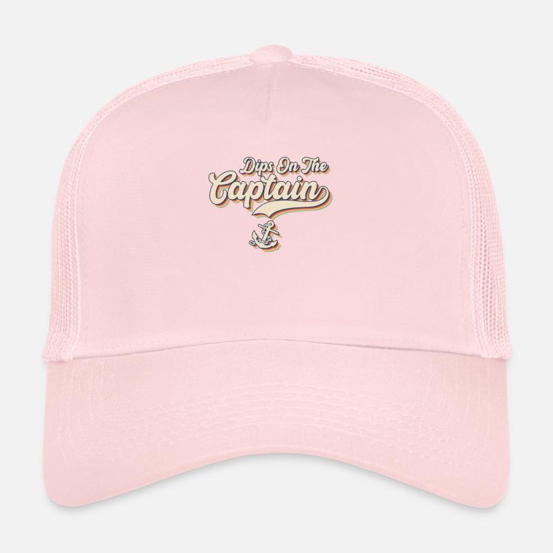 Dips On The Captain Nautical Boat Captain Trucker Cap