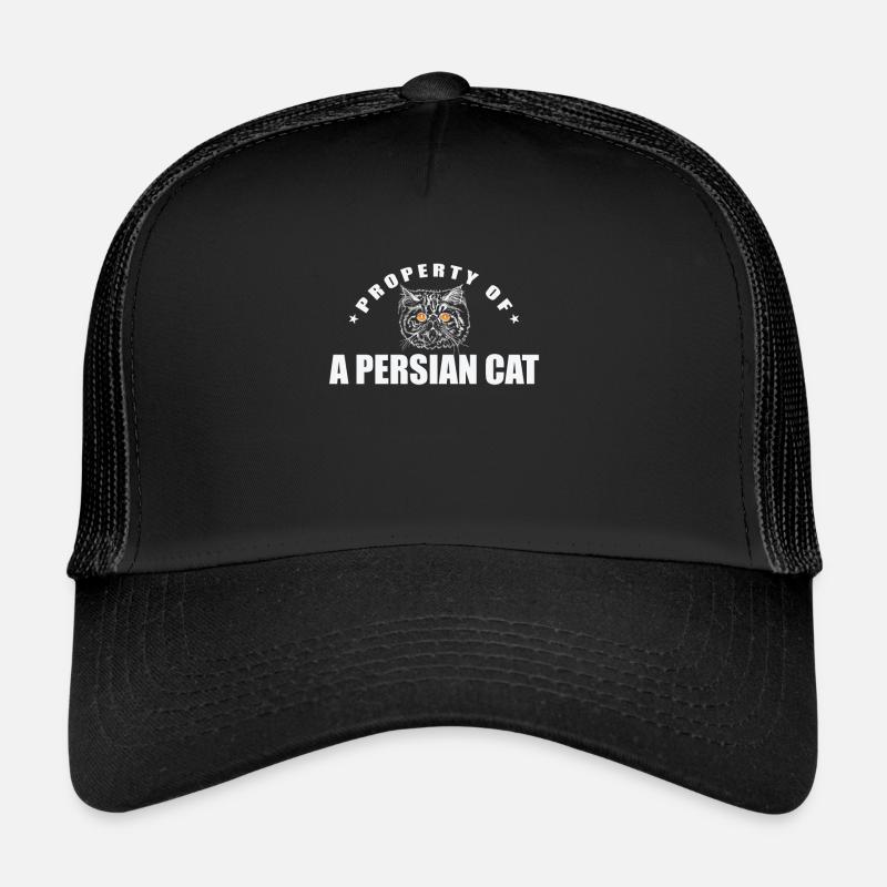 Propriété d’un chat persan race de chat domestique Casquette trucker 