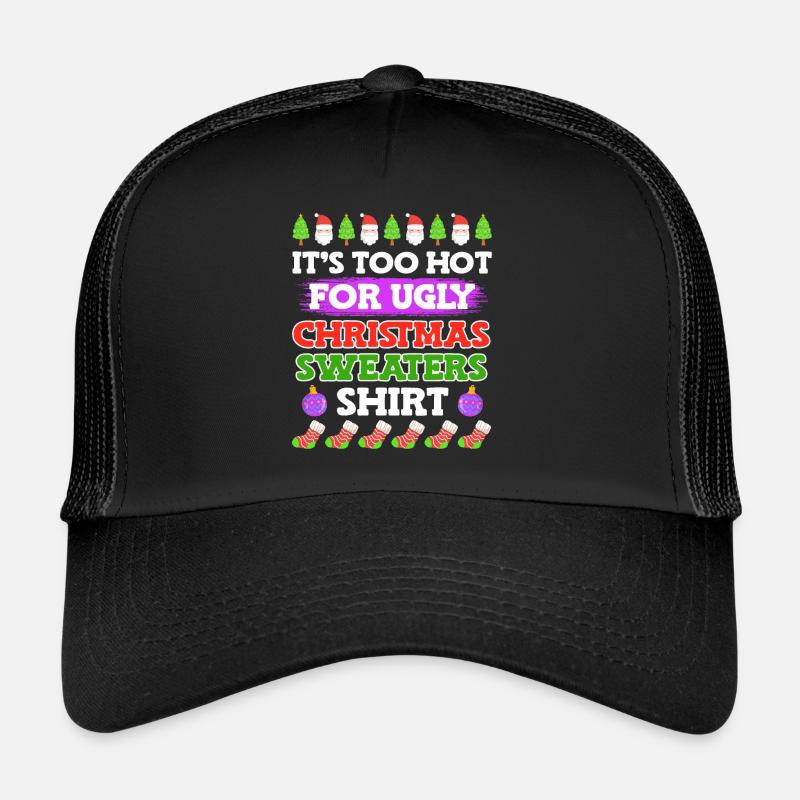 Ugly Christmas - Trucker Cap - black/black