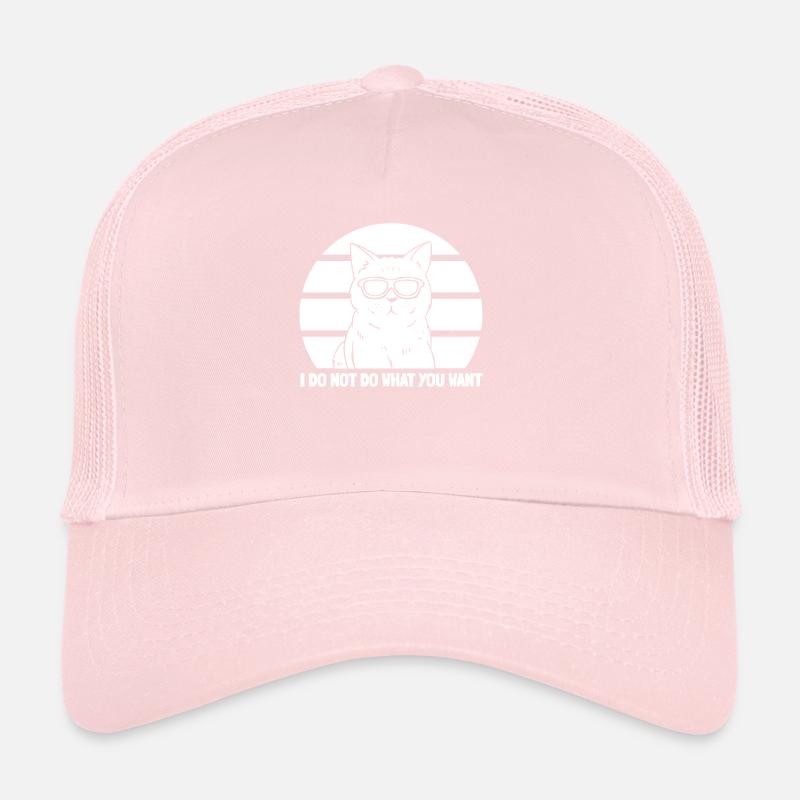 Je ne fais pas ce que tu veux - Drôle d’amoureux des chats Casquette trucker 