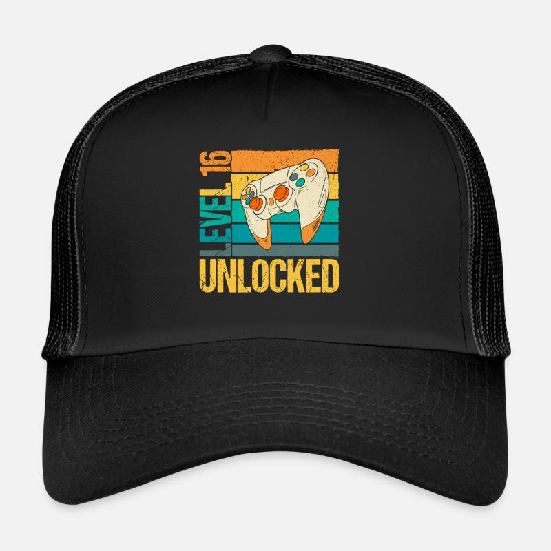 Level 16 Unlocked Trucker Cap
