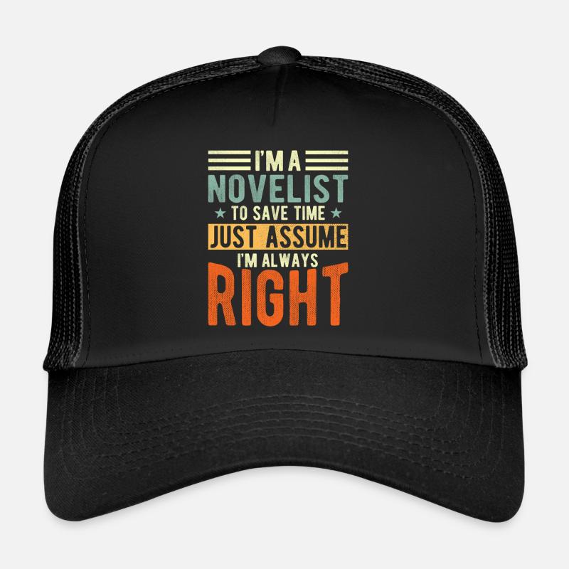 Romanschriftsteller Trucker Cap