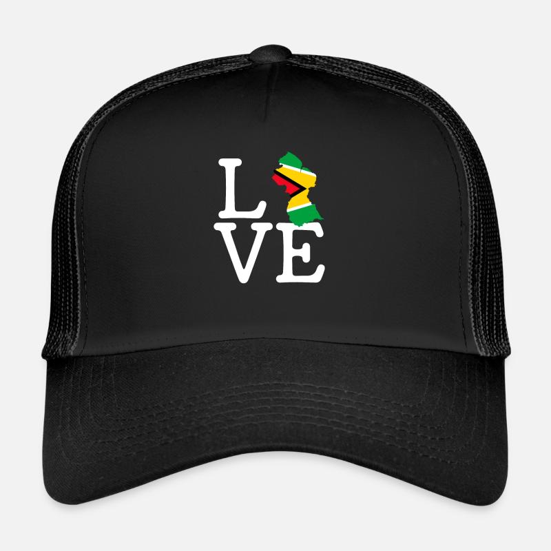 guyana love, guyana Trucker Cap