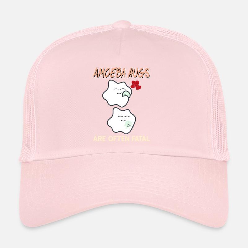 Amoeba Hugs Are Often Fatal Funny Immune System Trucker Cap