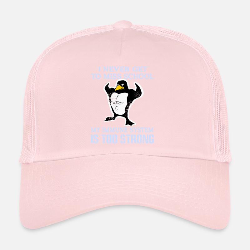My Immune System Is Too Strong Funny Student Trucker Cap