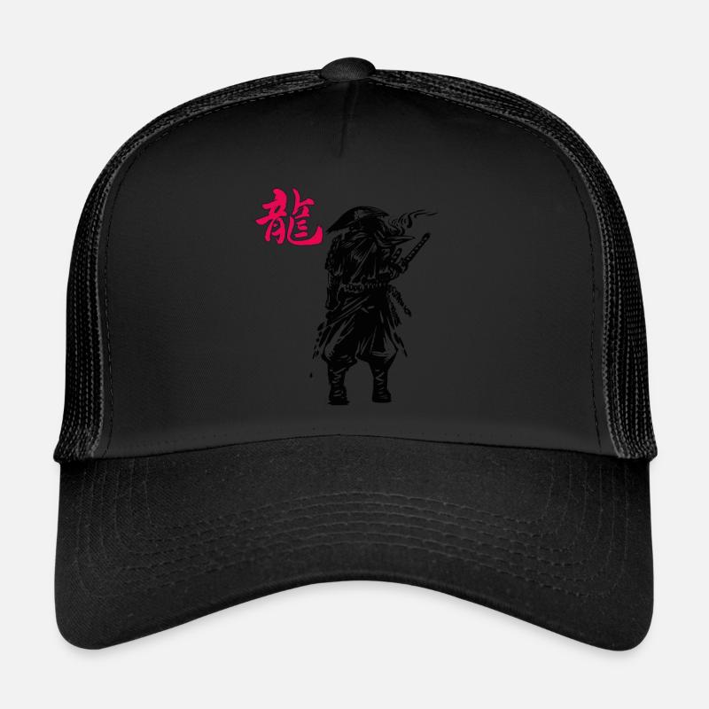 Japanese Art Samurai Ninja Japanese Warrior Trucker Cap