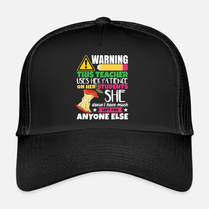 Drôle de professeur de sarcasme Casquette trucker 
