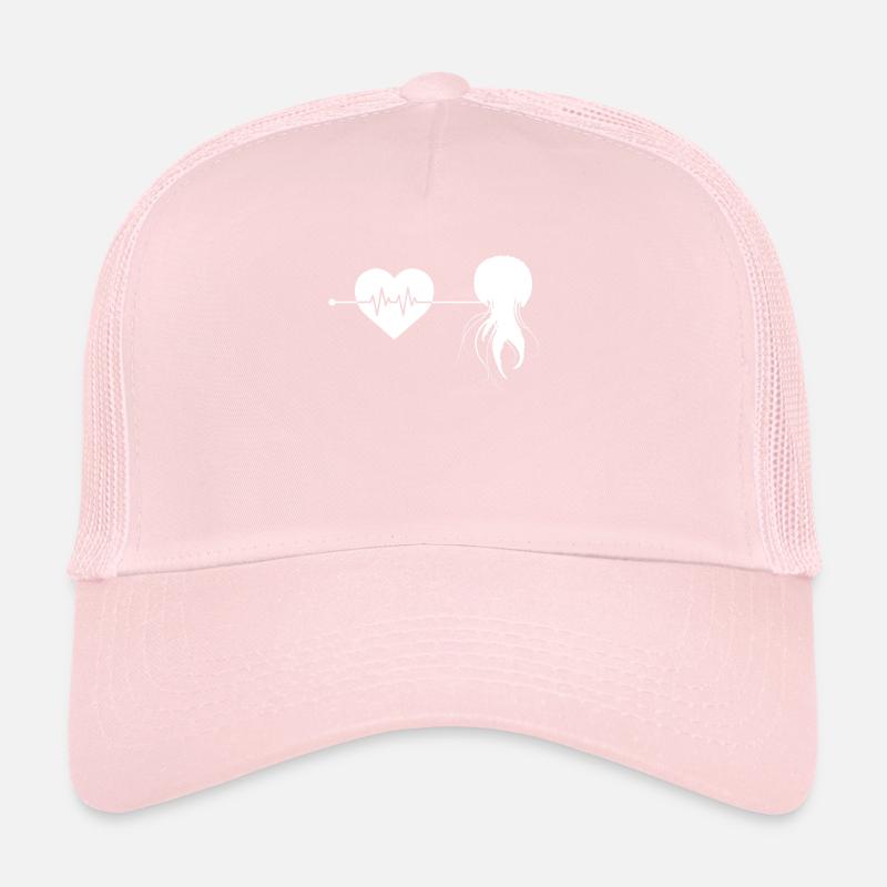 Battement de cœur de méduse Casquette trucker 