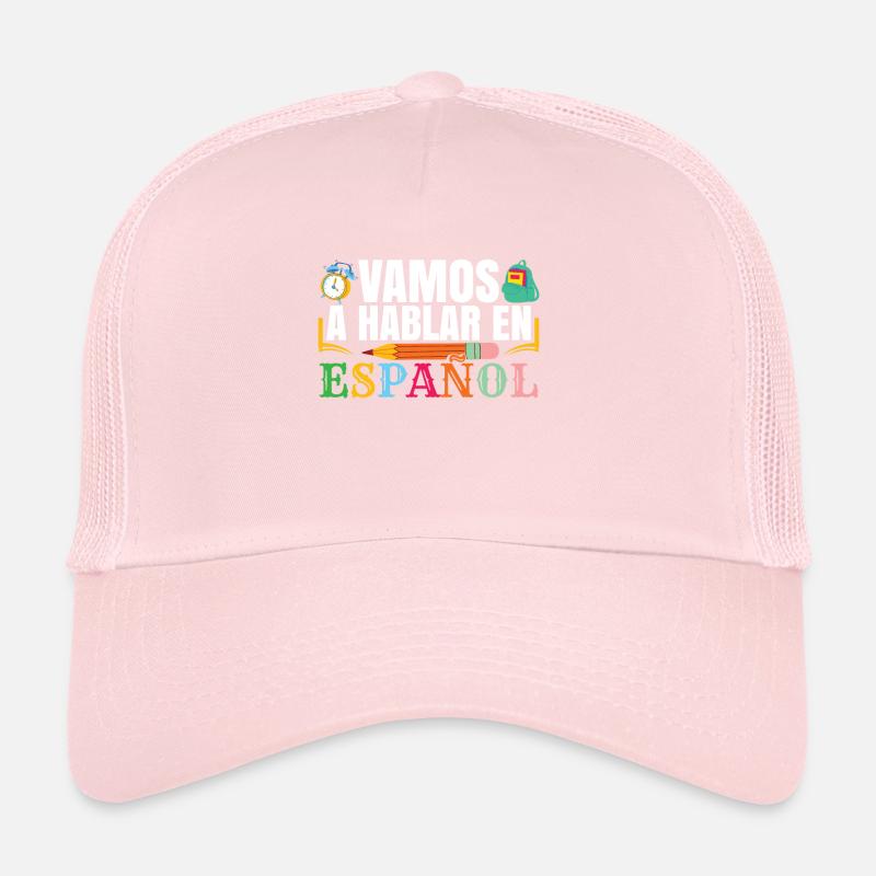 Spanish Class Teacher Bilingual School Trucker Cap