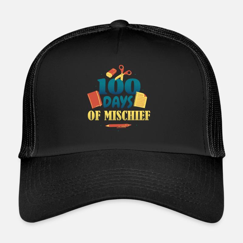 Livres Stylo 100e jour de méfait 100 jours d’école Casquette trucker 