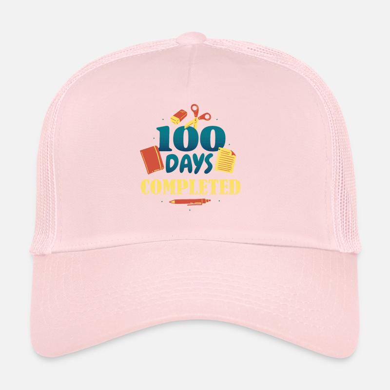 Livres stylo 100e jour terminé 100 jours d’école Casquette trucker 