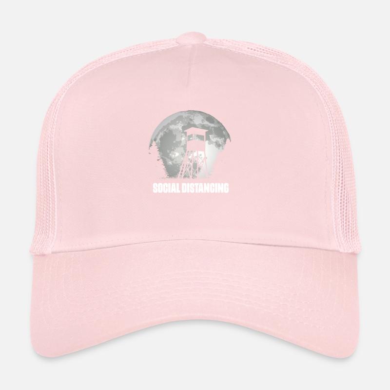 Social distancing hunter stand hobby hunter nature Trucker Cap
