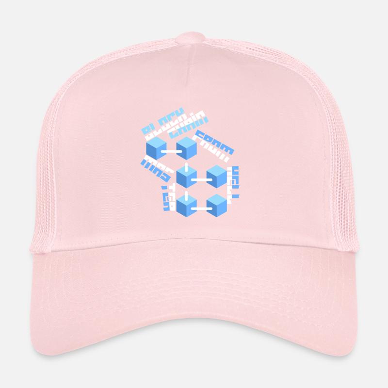 Blockchain Master Block Chain drôle de dicton Casquette trucker 